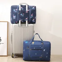 Waterproof Foldable Printing Enlarged Travel Bag Wholesale Nihaowholesale main image 1