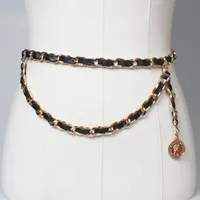 Retro Coin Pendant Braided Waist Chain Wholesale Nihaowholesale main image 3