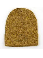 Korean Pure Color Curled Knitted Hat Wholesale Nihaowholesale sku image 1