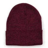 Korean Pure Color Curled Knitted Hat Wholesale Nihaowholesale sku image 3
