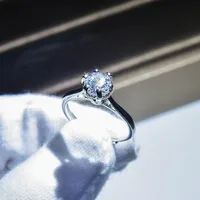 Luxurious Geometric Zircon Rings sku image 6