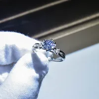 Luxurious Geometric Zircon Rings sku image 10