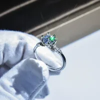 Luxurious Geometric Zircon Rings sku image 13
