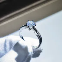 Luxurious Geometric Zircon Rings sku image 16