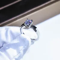 Luxurious Geometric Zircon Rings sku image 20