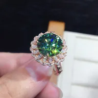 Fashion Geometric Copper Artificial Diamond Rings sku image 2