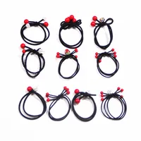 Pure Color Artificial Pearl Elastic Hair Rope sku image 5