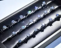 Luxurious Geometric Zircon Rings main image 2