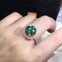 Fashion Geometric Copper Artificial Diamond Rings main image 3