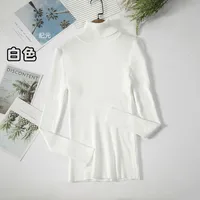 Autumn And Winter Bottoming Shirt New Style Long-sleeved Warm Solid Color Sweater main image 21