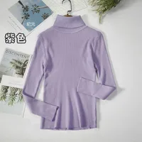 Autumn And Winter Bottoming Shirt New Style Long-sleeved Warm Solid Color Sweater main image 12