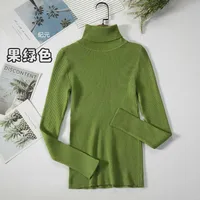 Autumn And Winter Bottoming Shirt New Style Long-sleeved Warm Solid Color Sweater main image 5
