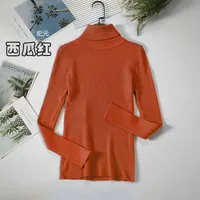Autumn And Winter Bottoming Shirt New Style Long-sleeved Warm Solid Color Sweater main image 2