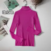 Autumn And Winter Bottoming Shirt New Style Long-sleeved Warm Solid Color Sweater main image 1