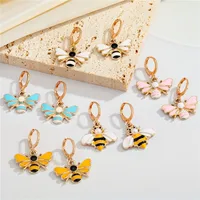 European And American New Jewelry Personality Insect Bee Three-dimensional Earrings Creative Earrings main image 1