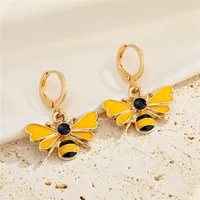 European And American New Jewelry Personality Insect Bee Three-dimensional Earrings Creative Earrings main image 3