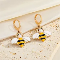 European And American New Jewelry Personality Insect Bee Three-dimensional Earrings Creative Earrings main image 4