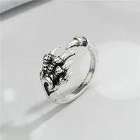 Trend Retro Sword Devil Paw Ring Creative Cute Hug Hand Cat Paw Finger Ring Cross-border Jewelry main image 3