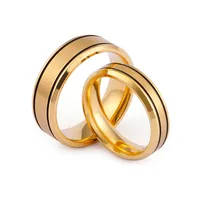 Titanium Steel 18K Gold Plated Simple Style Plating Geometric main image 1