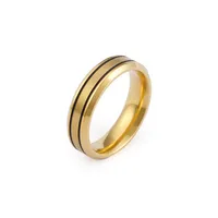 Titanium Steel 18K Gold Plated Simple Style Plating Geometric main image 5