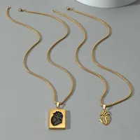 Creative Heart Pendant Personality Fashion Hip Hop Necklace Valentine's Day Gift Cross-border New Product main image 4