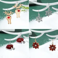 Christmas Plating Alloy No Inlaid Earrings Ear Studs main image 3
