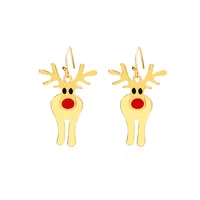 Christmas Plating Alloy No Inlaid Earrings Ear Studs main image 4