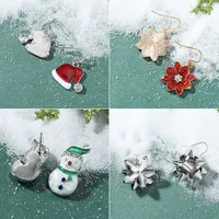 Christmas Plating Alloy No Inlaid Earrings Ear Studs main image 5