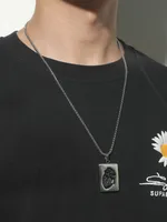 Creative Heart Pendant Personality Fashion Hip Hop Necklace Valentine's Day Gift Cross-border New Product sku image 6
