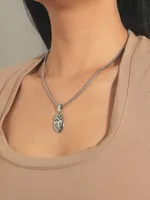 Creative Heart Pendant Personality Fashion Hip Hop Necklace Valentine's Day Gift Cross-border New Product sku image 3
