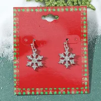 Christmas Plating Alloy No Inlaid Earrings Ear Studs sku image 2