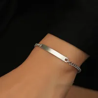 Simple Style Geometric Titanium Steel No Inlaid Bracelets In Bulk main image 4