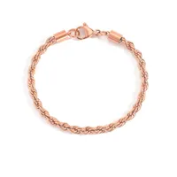 Fashion Geometric Titanium Steel 14K Gold Plated No Inlaid Bracelets In Bulk sku image 5