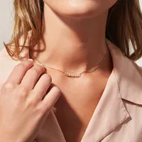 Wholesale Jewelry Simple Style Letter Stainless Steel Titanium Steel Plating Pendant Necklace main image 3