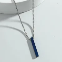 Simple Style Geometric Stainless Steel Titanium Steel Plating Men's Pendant Necklace sku image 5