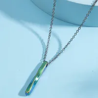 Simple Style Geometric Stainless Steel Titanium Steel Plating Men's Pendant Necklace sku image 10