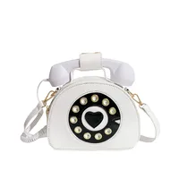Medium Pu Leather Fashion Shoulder Bags sku image 1