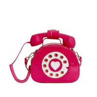 Medium Pu Leather Fashion Shoulder Bags sku image 5