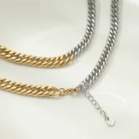 Wholesale Jewelry Fashion Geometric 304 Stainless Steel Patchwork Plating Necklace main image 1