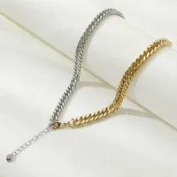 Wholesale Jewelry Fashion Geometric 304 Stainless Steel Patchwork Plating Necklace main image 4