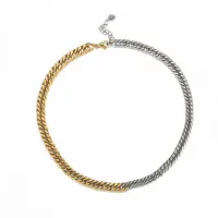 Wholesale Jewelry Fashion Geometric 304 Stainless Steel Patchwork Plating Necklace main image 5