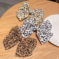 Korean Style Leopard Print Bow Hairpin Wholesale Nihaowholesale main image 1