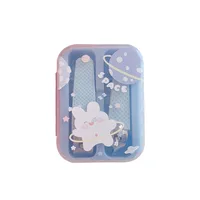 Girls Cute Portable Home Oblique Mouth Toe Nail Clippers Manicure Tool Set main image 5