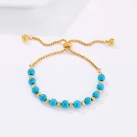 Fashion Geometric Titanium Steel 18K Gold Plated Bracelets In Bulk main image 3