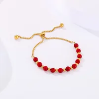 Fashion Geometric Titanium Steel 18K Gold Plated Bracelets In Bulk main image 4