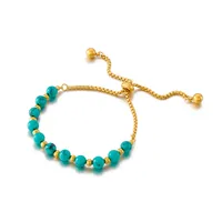 Fashion Geometric Titanium Steel 18K Gold Plated Bracelets In Bulk sku image 6