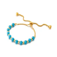 Fashion Geometric Titanium Steel 18K Gold Plated Bracelets In Bulk sku image 7