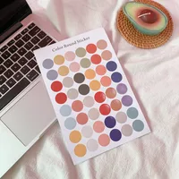 Simple Fashion Morandi Color Dot Sticker Photo Sticker main image 4