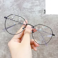 New Style Can Be Matched With Myopia Glasses Frame Irregular Mirror Glasses main image 4