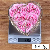 6 Iron Basket Rose Soap Flower Gift Box Valentine's Day Small Gifts main image 4